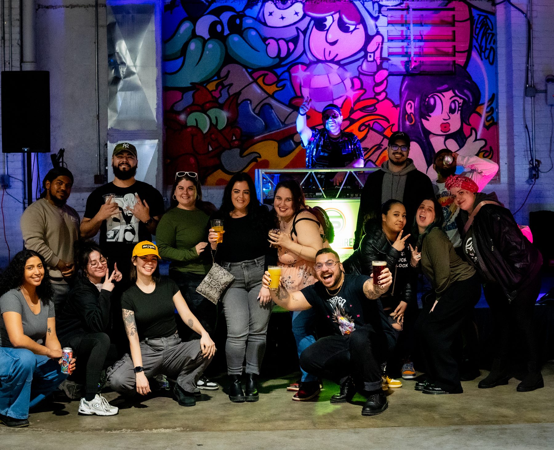 Bronx music community event at an all-ages venue
